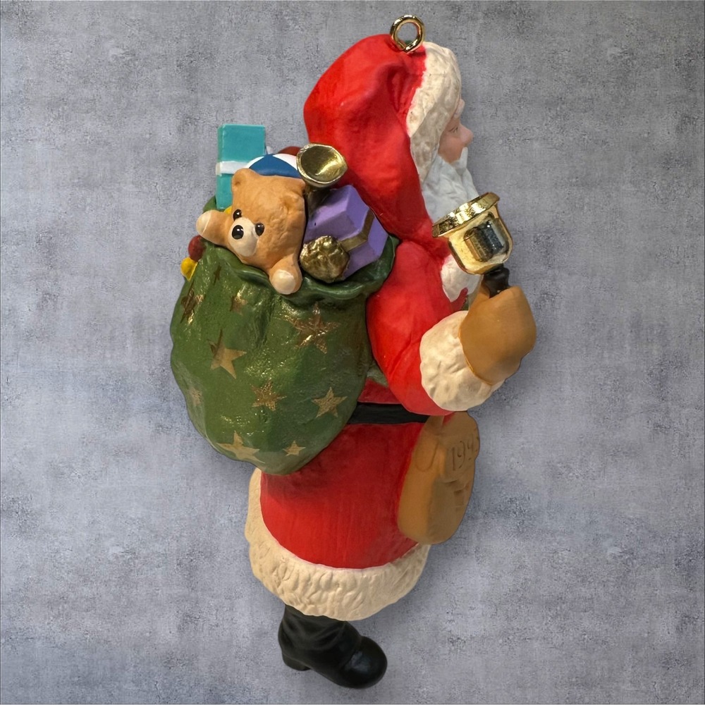 Hallmark Keepsake Merry Olde Santa Ornaments 1992 & 1993 w/ Boxes Lot of 2 - Picture 3 of 15